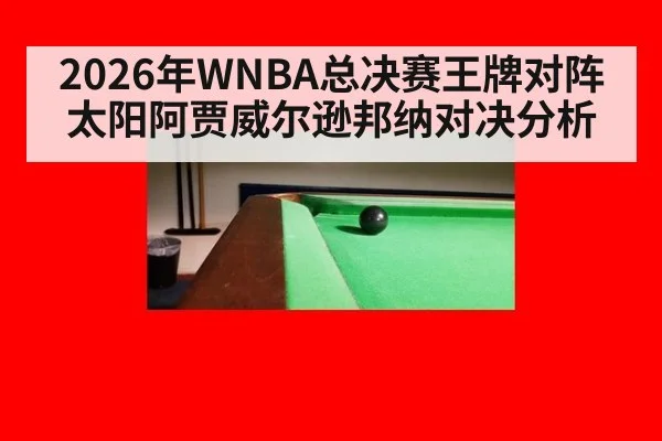 2026年WNBA总决赛王牌对阵太阳阿贾威尔逊邦纳对决分析
